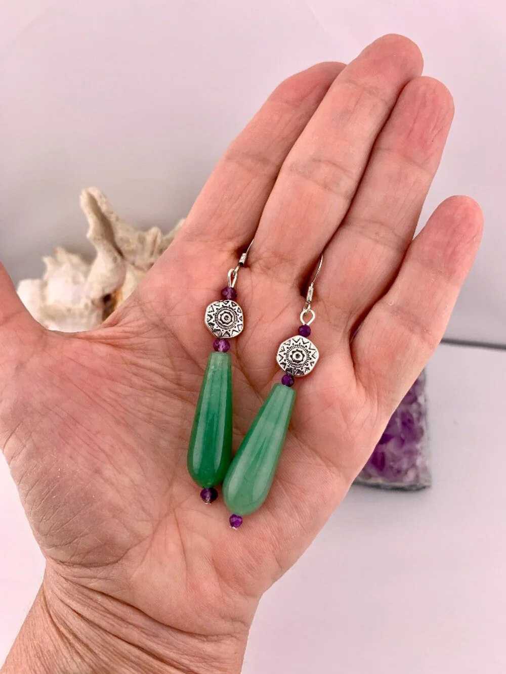23 WILDWOOD ROSE green aventurine